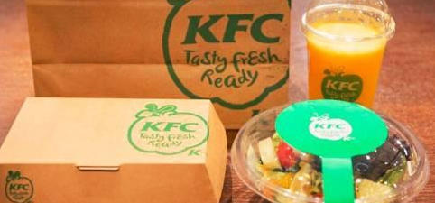 KFC都脫紅入綠了，輕食成了外賣老板們的又一片藍海？