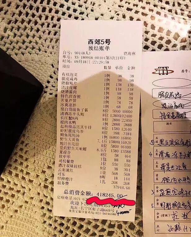 貴得有理！上熱搜的41萬元“天價(jià)菜單”