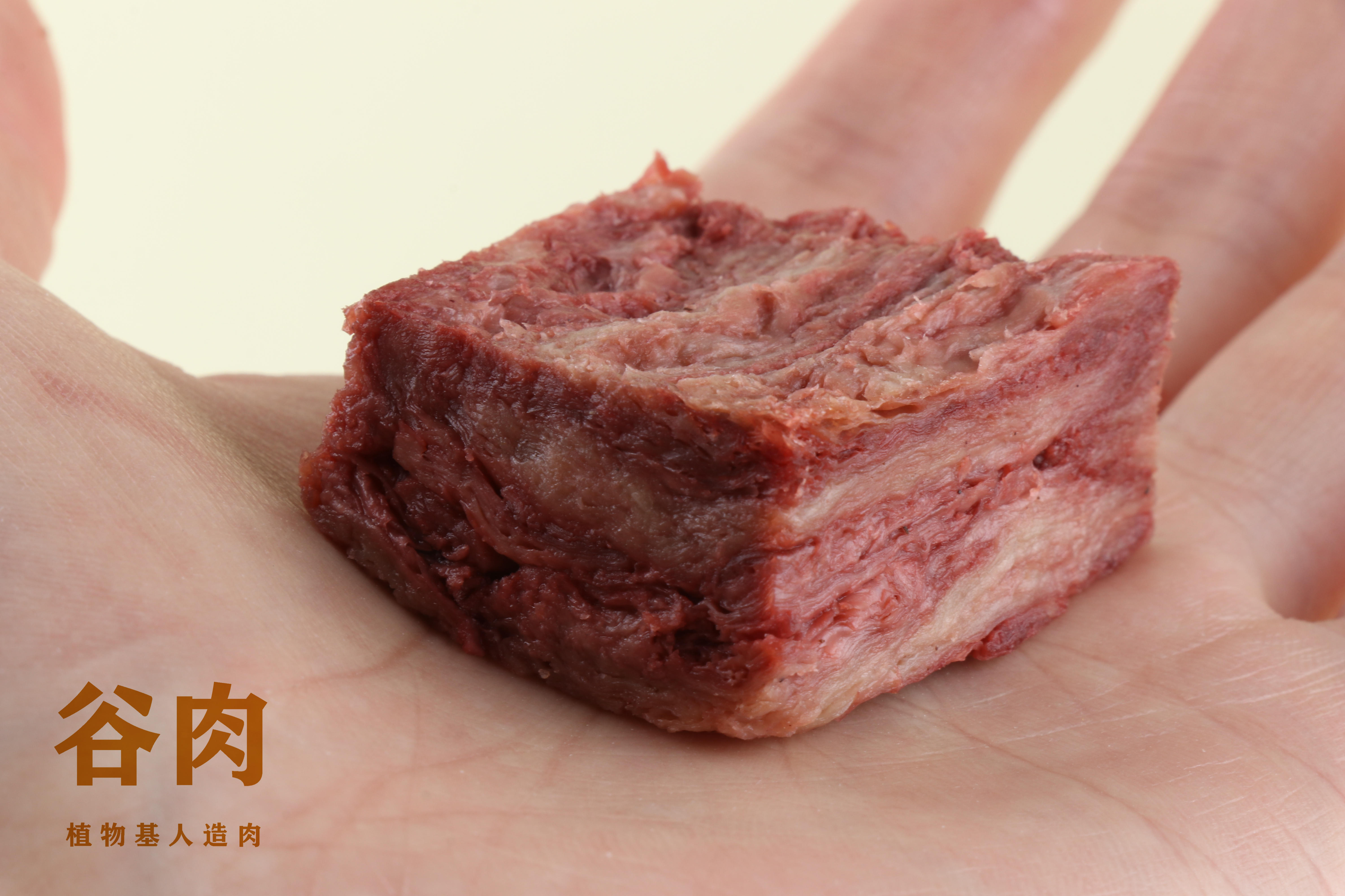 「谷肉」連續(xù)完成兩輪千萬元級融資，推出高端植物肉品牌「植無極」，主打“大塊植物牛肉”